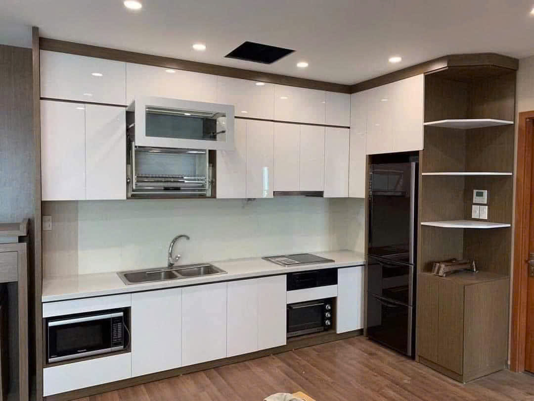 Thi công mẫu tủ bếp nhựa B53