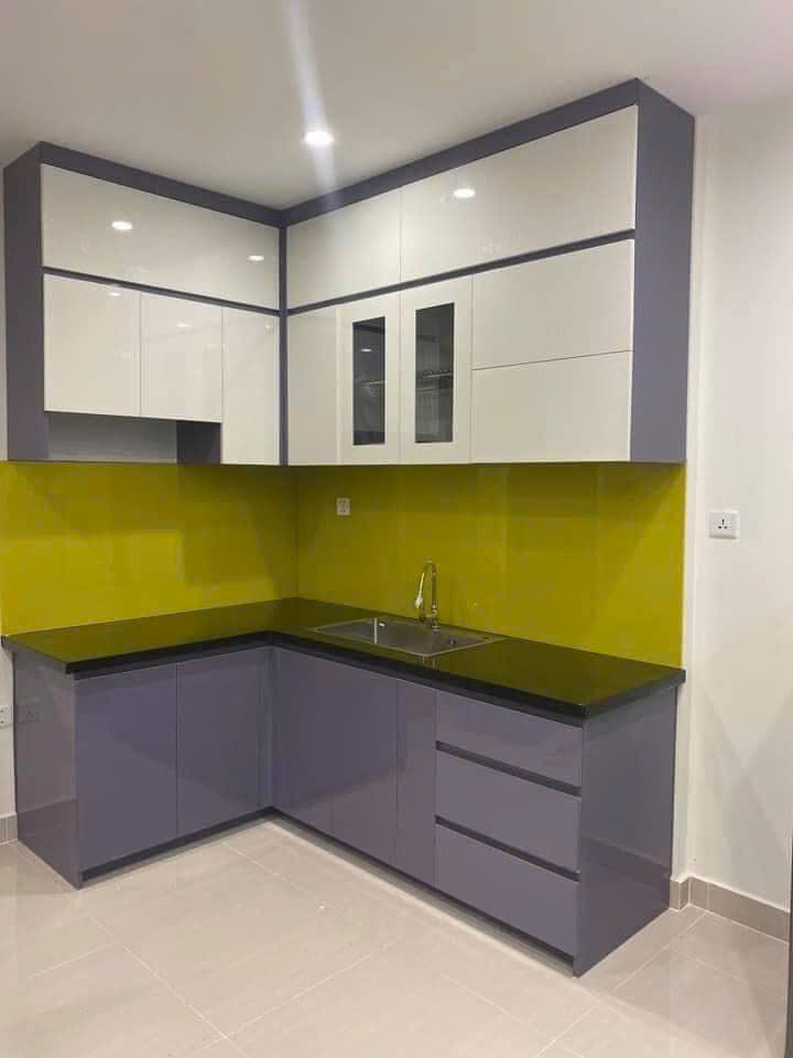 Thi công mẫu tủ bếp nhựa B65