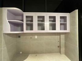 Thi công mẫu tủ bếp nhựa B19