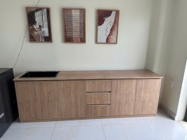 Thi công mẫu tủ bếp nhựa B23