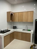 Thi công mẫu tủ bếp nhựa B28