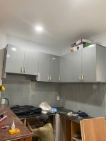 Thi công mẫu tủ bếp nhựa B34
