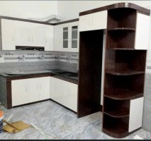 Thi công mẫu tủ bếp nhựa B43