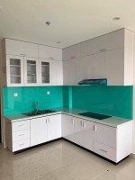 Thi công mẫu tủ bếp nhựa B60