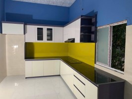 Thi công mẫu tủ bếp nhựa B61